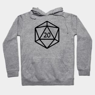 DnD - Natural 20 D20 Hoodie